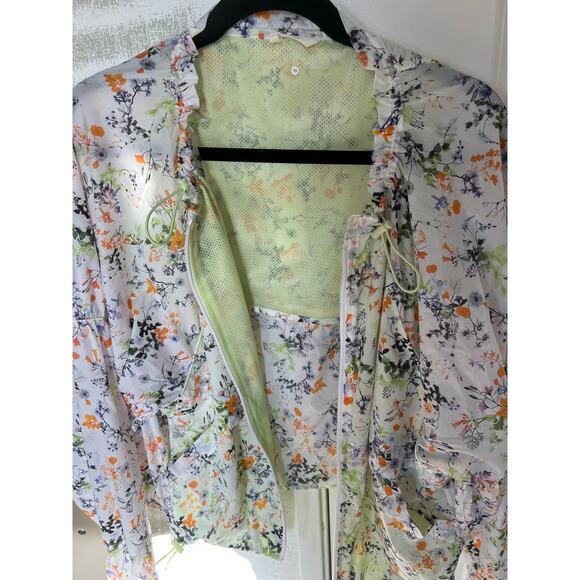 Stori 4 Rise Rain Jacket Sample In Bloom 2018 Zip Pockets Activewear size 10 - Picture 3 of 9